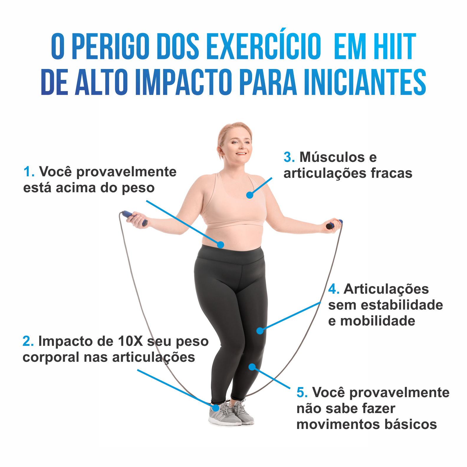 O perigo dos exercícios de alto impacto